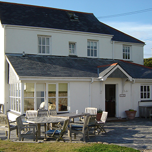 Plenty of seating around the patio